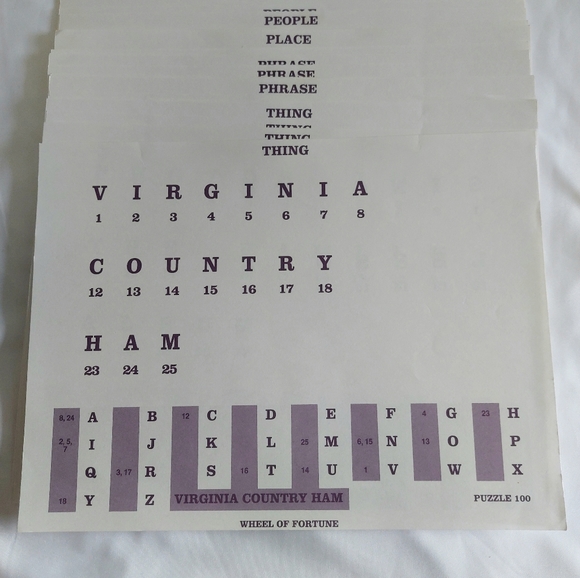 Vintage Tyco 1992 Wheel of Fortune Board Board Game - Picture 11 of 12